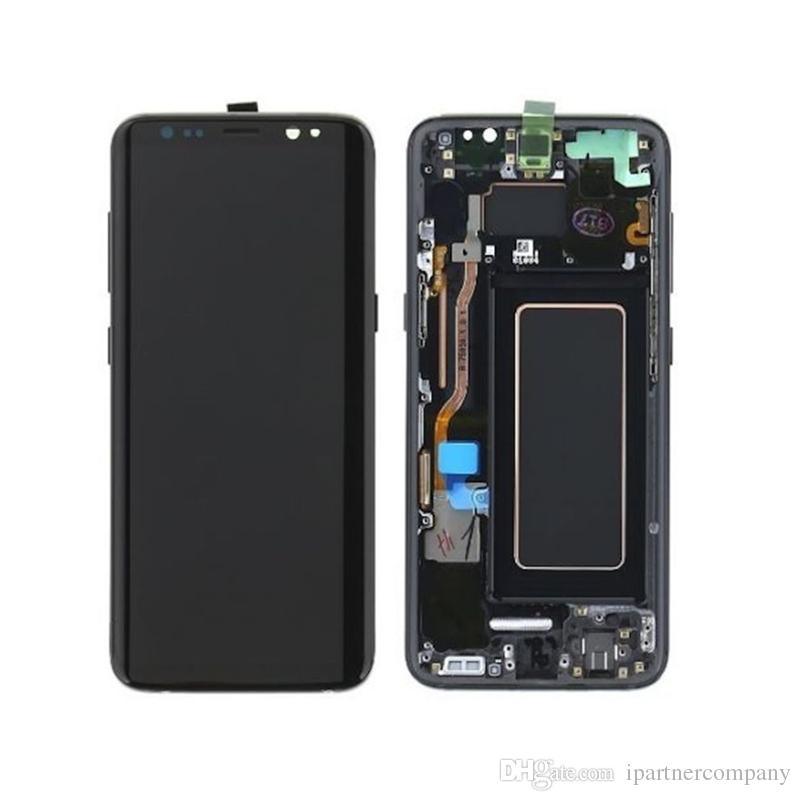 LCD & Digitizer for Samsung S8 Plus Black with Frame - Best Cell Phone Parts Distributor in Canada LCD & Digitizer for Samsung S8 Plus Black with Frame - Best Cell Phone Parts Distributor in Canada